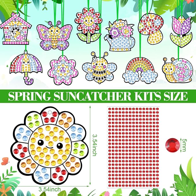 WinnerWhy 36 Sets Summer Diamond Painting Kits DIY Hanging Diamond Art Summer - Image 5