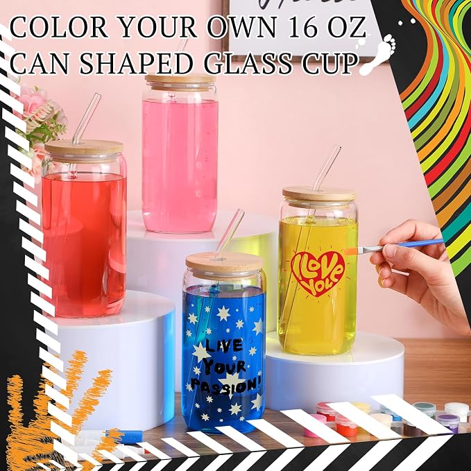 Pickmesh 6 Set Graduation Gift Glass Painting Kit - Image 4