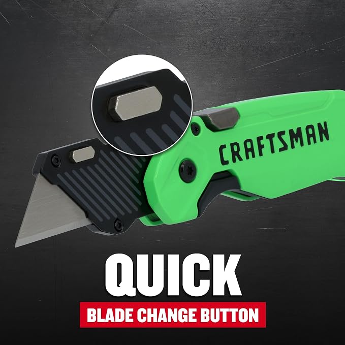 CRAFTSMAN High-Visibility Folding Utility Knife - Image 3