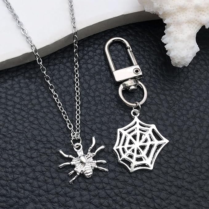 WOCRAFT 60pcs Bright Silver Halloween Charms Bracelet Charms - Image 6