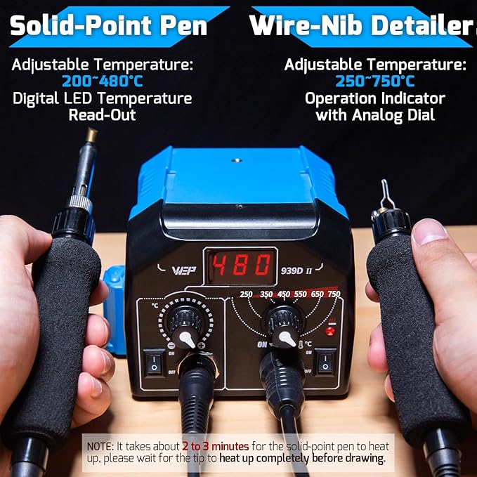 WEP 939D-II 2-IN-1 Wood Burning Kit 86-IN-1 - Image 5