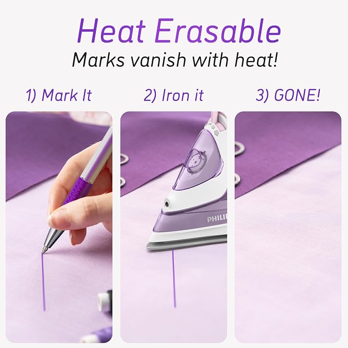 Lange & König Heat Erasable Fabric Marking Pens - Image 2