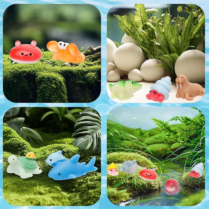 44 Pcs Mini Ocean Resin Animals 44 Styles Resin Animals Figurines Bulk - Image 5