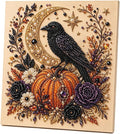 POETRYDRAW Halloween Decor Raven Moon Pearl Art Kit by POETRYDRAW
