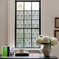 3D Vintage Stained Glass Window Film by ChicSkin