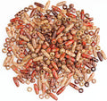 300pcs Mixed Painted Drum Wood Spacer Beads, BetterJonny Barrel Wood Beads by BetterJonny