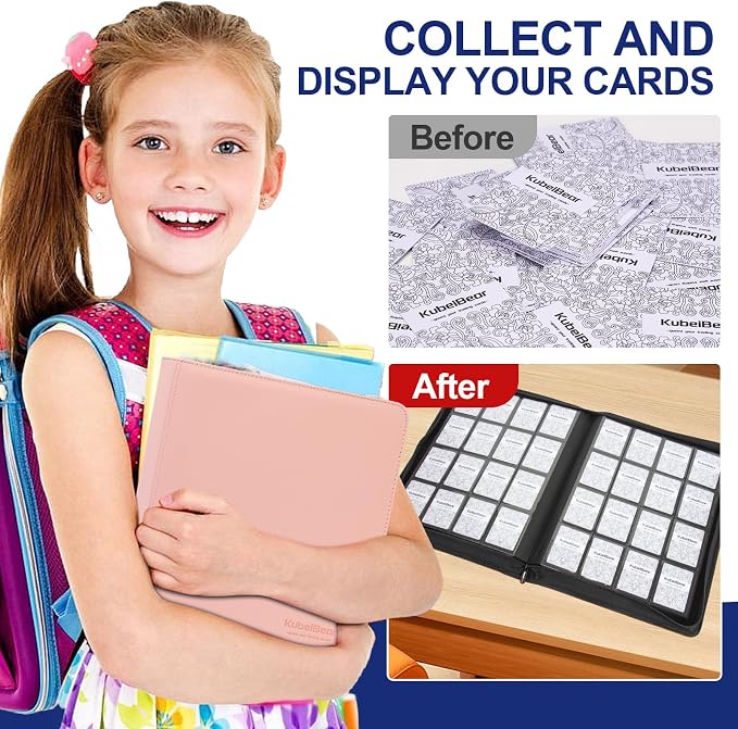 Card Binder – 1024 Capacity, Zippered Trading Card Holder - Image 5