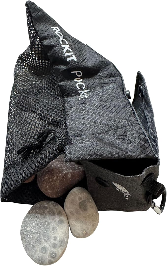 Rockit Pocket - Collapsible Rock Collecting Bag by Unknown