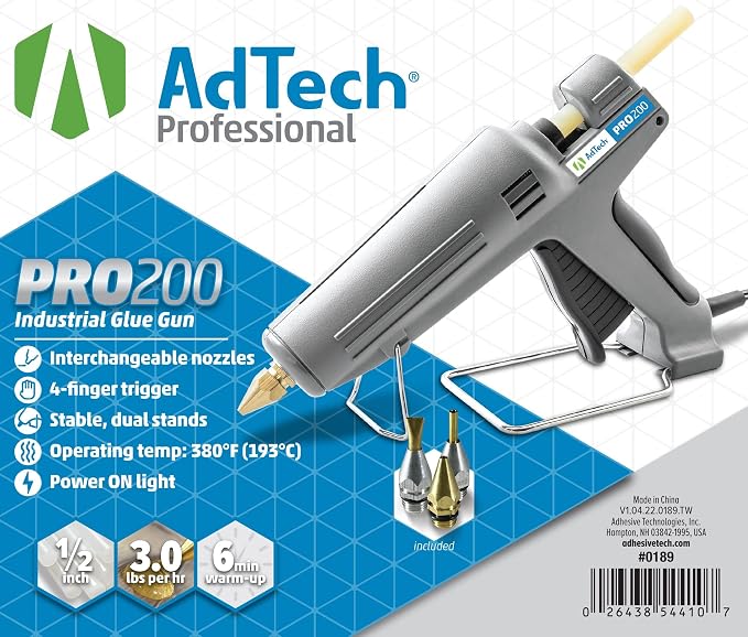 AdTech Industrial Strength Full Size High-Output Hot Melt Glue Gun – - Image 4