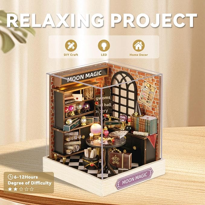 Flever Dollhouse Miniature DIY House Kit Creative Room - Image 9