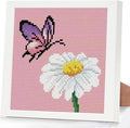 Butterfly Cross Stitch Kits, Daisy Cross Stitch Kits by DIYHomeDecor