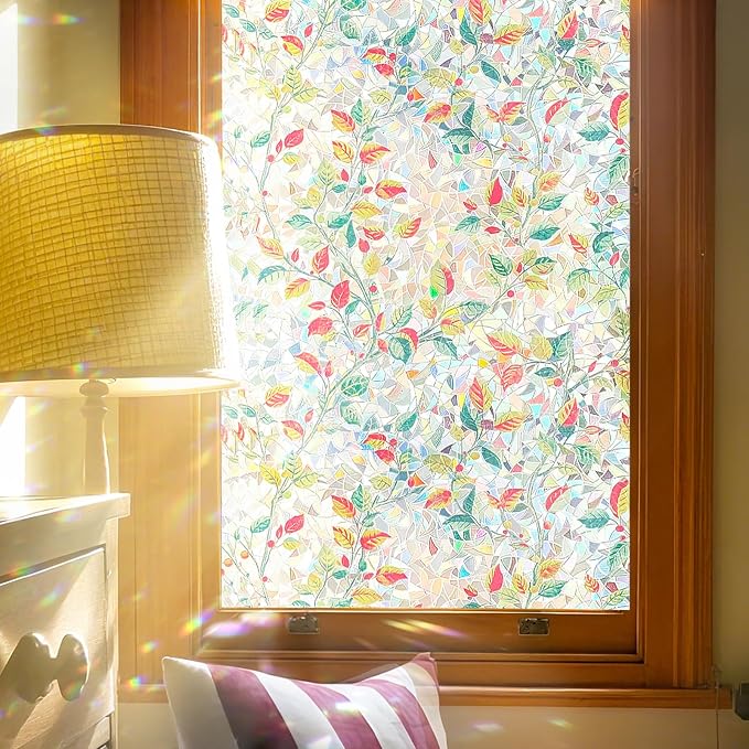 ADD.HERES Window Privacy Film, Stained Glass Decorative Static Cling, Removable - Image 9
