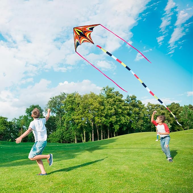 Kite, Large Delta Kites for Kids and Adults, Durable Multifunctional Beach Kite - Image 6