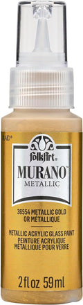 FolkArt Murano Metallic Acrylic Glass Paint, 2 fl oz by FolkArt