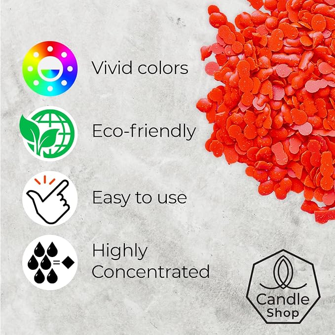 Orange Candle Dye 2oz for Soy Candle Making – Highly Concentrated Candle Wax - Image 2