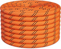 X XBEN Braided Polyester Arborist Rope 3/4 inch X 170ft, 48 Strands, 12 Inner core,8626 LBS Breaking Strength Outdoor Ropes, Arborist Rigging Rope for Rock Hiking Camping Swing Tree Rescue