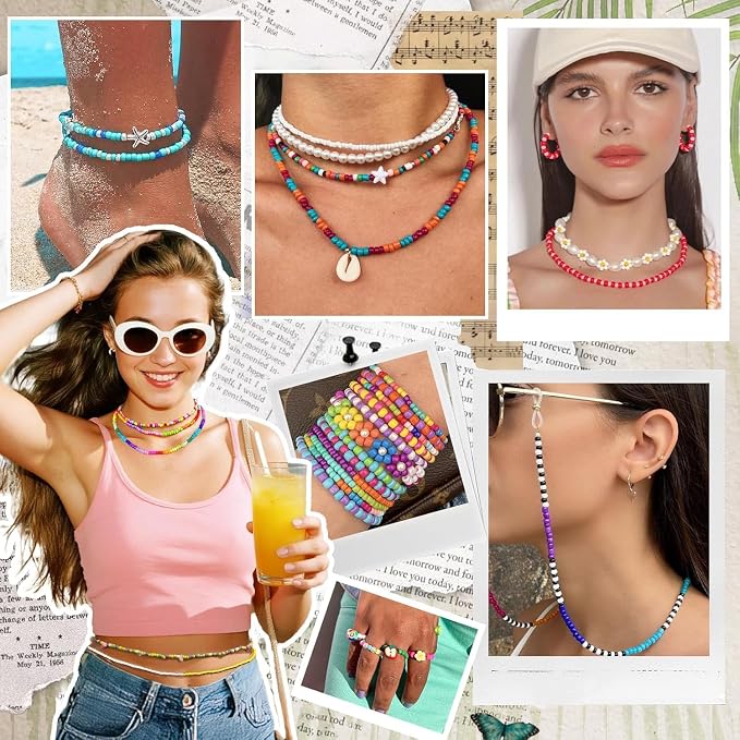 Friendship Bracelet Kit 3mm Seed Beads - Image 2