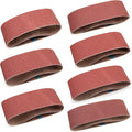 14 Pcs 4x24 Belt Sander Sanding Belts,Aluminum Oxide Sander Belts,2 Each of 40/60/80/120/180/240/400 Grits Sander Belts For 4 x 24 Belt Sander