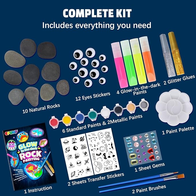 EPUMP Rock Painting Kit for Kids - Image 5
