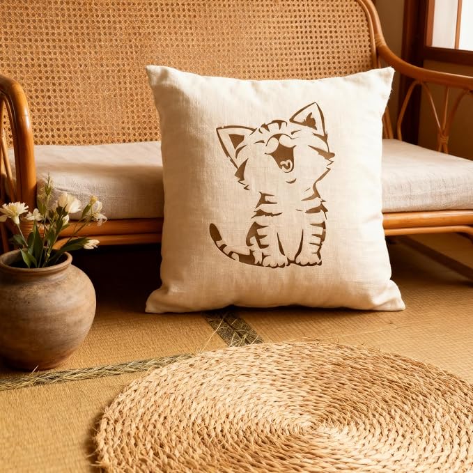 TIAMECH A4 Reusable Little Cat Stencil - Image 3