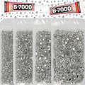 30200Pcs Silver Clear Rhinestones by Worthofbest