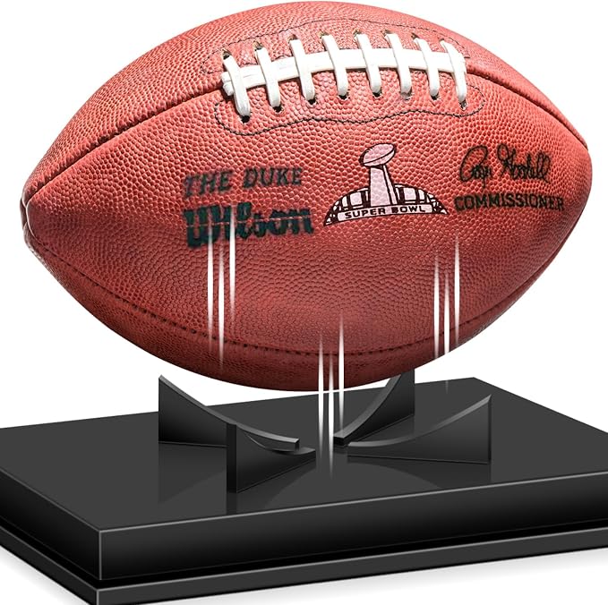 KKU Football Display Case, Acrylic Football Case Display Case Autographed - Image 5