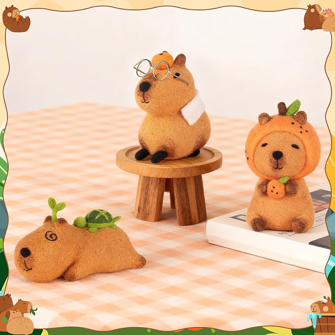 Capybara Needle Felting Kit - Image 4
