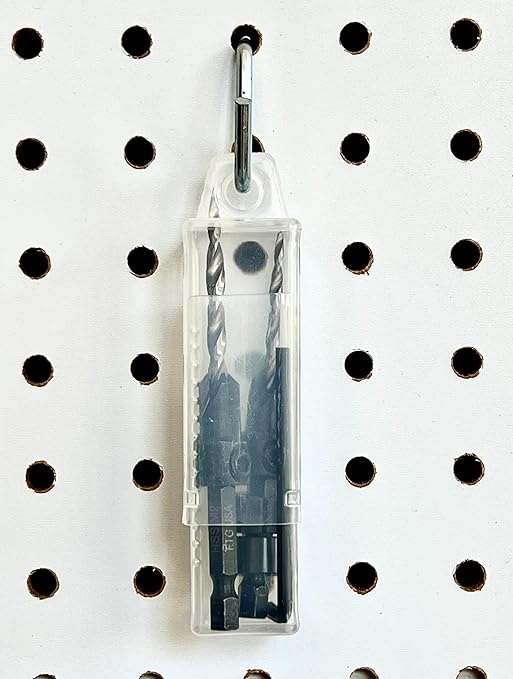 FTG USA Countersink Drill Bit Set #6 (9/64") and #8 (11/64") Wood Countersink Drill Bit, Tapered Countersink Bit, Stop Collar, Hex Wrench, Woodworking Countersink Drill Bits