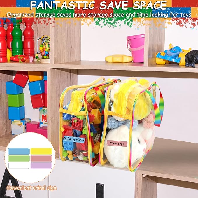 6 Packs Large Toy Storage Bags - Image 6