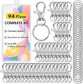 Bonison 94pcs Keychain Making Kit by Bonison