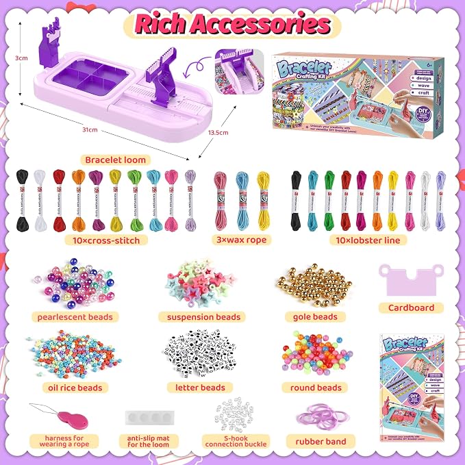 Cmiolacuna Friendship Bracelet Making Kit - Image 2