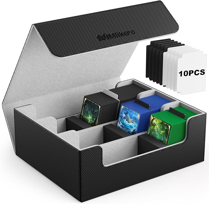 Mlikero Trading Card Storage Box, Bulk Card Storage by Mlikero