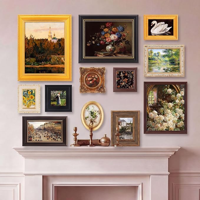 Mifoci 12 Pcs Gallery Vintage Frame Set - Image 2