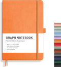 RETTACY Graph Grid Paper Notebook, 192 Pages, A5 Size | 5 Squares per Inch by RETTACY