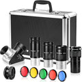 Astromania Telescope Accessory Set 12 Piece, 2 Inch Eyepiece and Filter by AstromaniaOptics