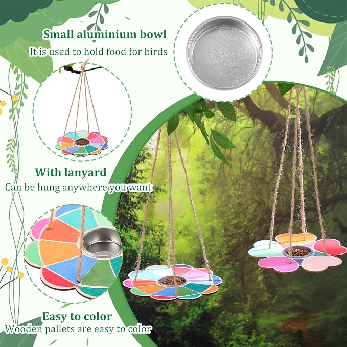 DoubleFill 18 Pcs Bird Feeder Craft Kits - Image 3