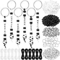 Landical 564 Pcs Soccer Keychain Making Kit DIY Soccer Bead Key Chain Craft by Landical