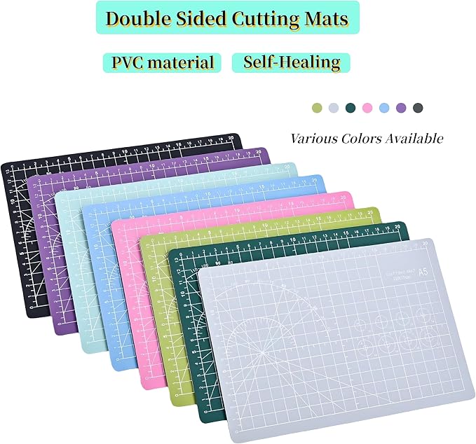 A5 Self-Healing Cutting Mat, Small Cutting Mat, Professional Double Sided - Image 3