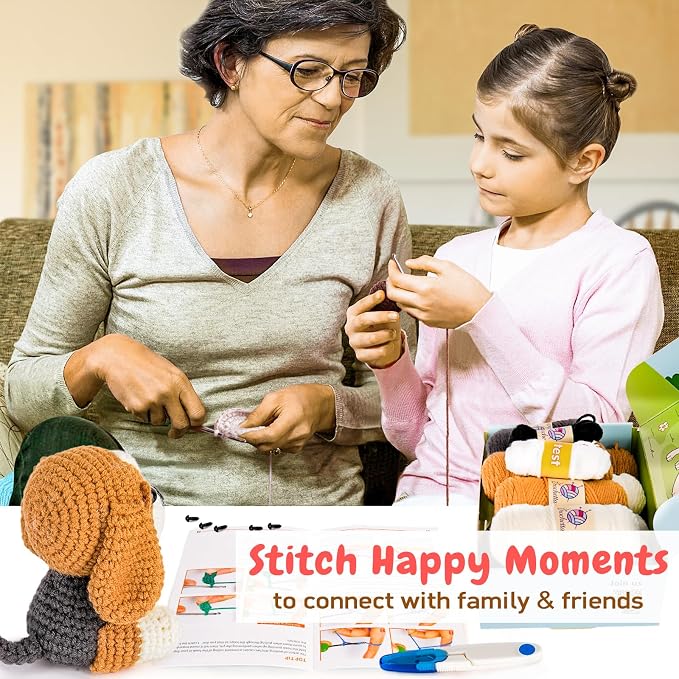 Crochetta Crochet Kit for Beginners, Beginner Crochet Kit for Adults - Image 3