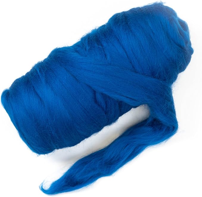 Kondoos Colored Natural Wool roving, 1 lb. Best Wool by Kondoosnaturalfibers