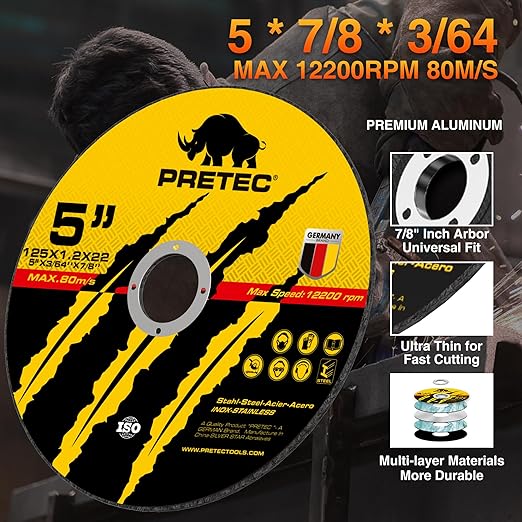 Grinding & Cutting Wheels 5 inch Set