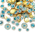 100pcs Crystal Gems Sew on Rhinestones by UYTRDVG