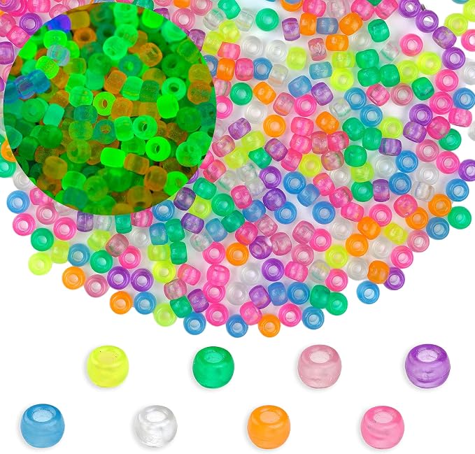 NikkiGuo 1000pcs Pony Beads, Kandi Beads - Image 2