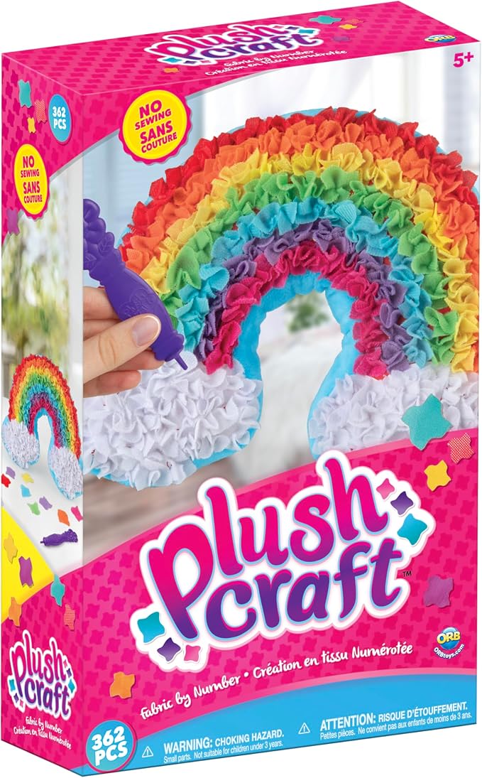 ORB PlushCraft DIY Rainbow Pillow Crafting Kit by ORB%E2%84%A2