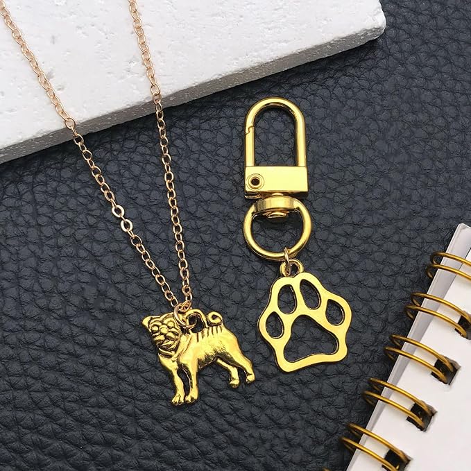 WOCRAFT 60pcs Antique Gold Dogs Charms - Image 6