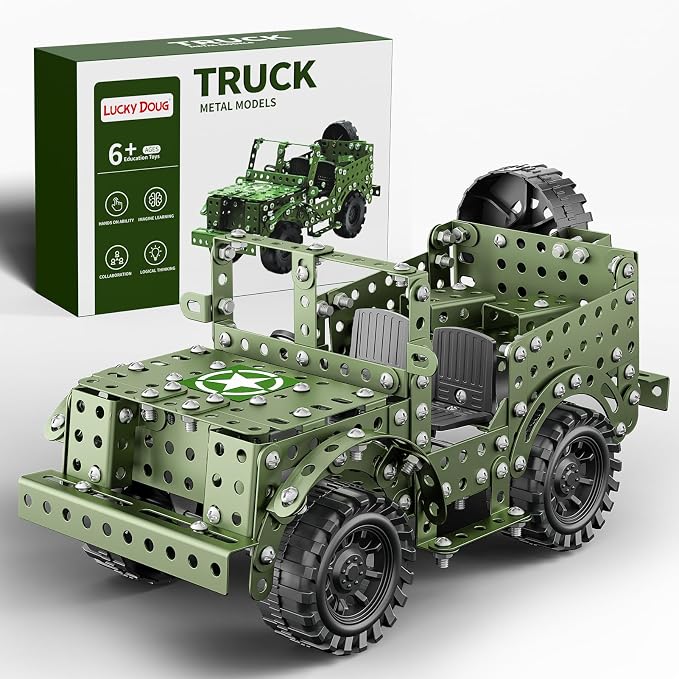 Lucky Doug STEM Building Projects Model Truck Set by LuckyDoug
