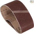 2 Pcs Sanding Belts 3 x 21 Inch 100 Grit Aluminum Oxide Abrasive Sandpaper for Belt Sander Metal Grinding Wood Working Weld Rust Removal