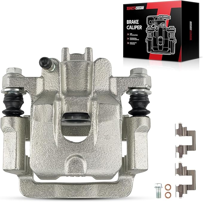 Torchbeam Rear Brake Caliper Left for Honda 2003-2008 Pilot, Acura 2001-2006 MDX, Rear Left Caliper Replace # 19B2675