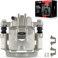 Torchbeam Rear left Driver Side Brake Caliper For Honda Acura for 2003-2008 Pilot, 2001-2006 MDX, Disc Brake Caliper Assembly with Bracket Replace # 19B2675