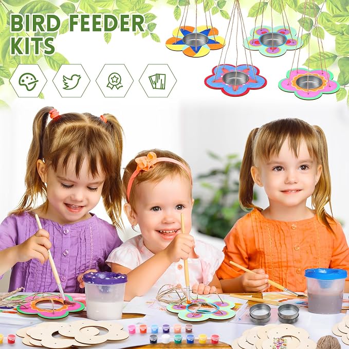 CroBlissful 12 Pack Bird Feeder Craft Kits - Image 4